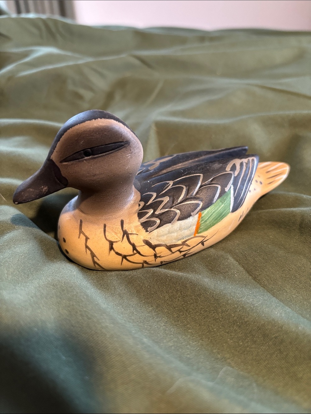 Vintage WIW Hand Painted Duck Figurine